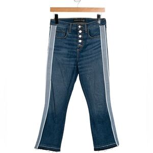 Veronica Beard Mid-Rise Straight Leg Jeans